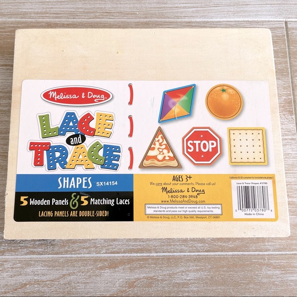 Melissa & Doug Food Lace & Trace - Picture 2 of 2